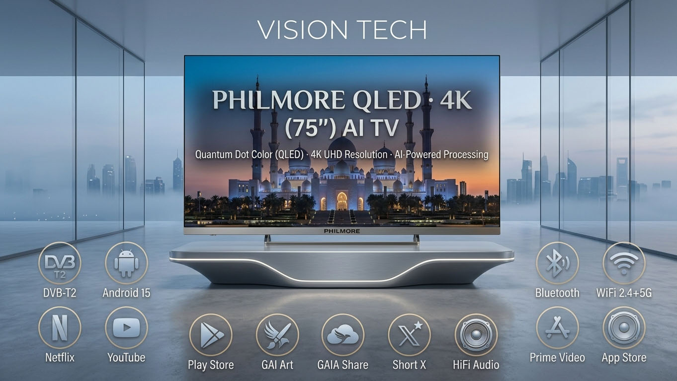 ما الذي يجب أن تعرفه قبل شراء شاشة QLED من Vision Tech؟